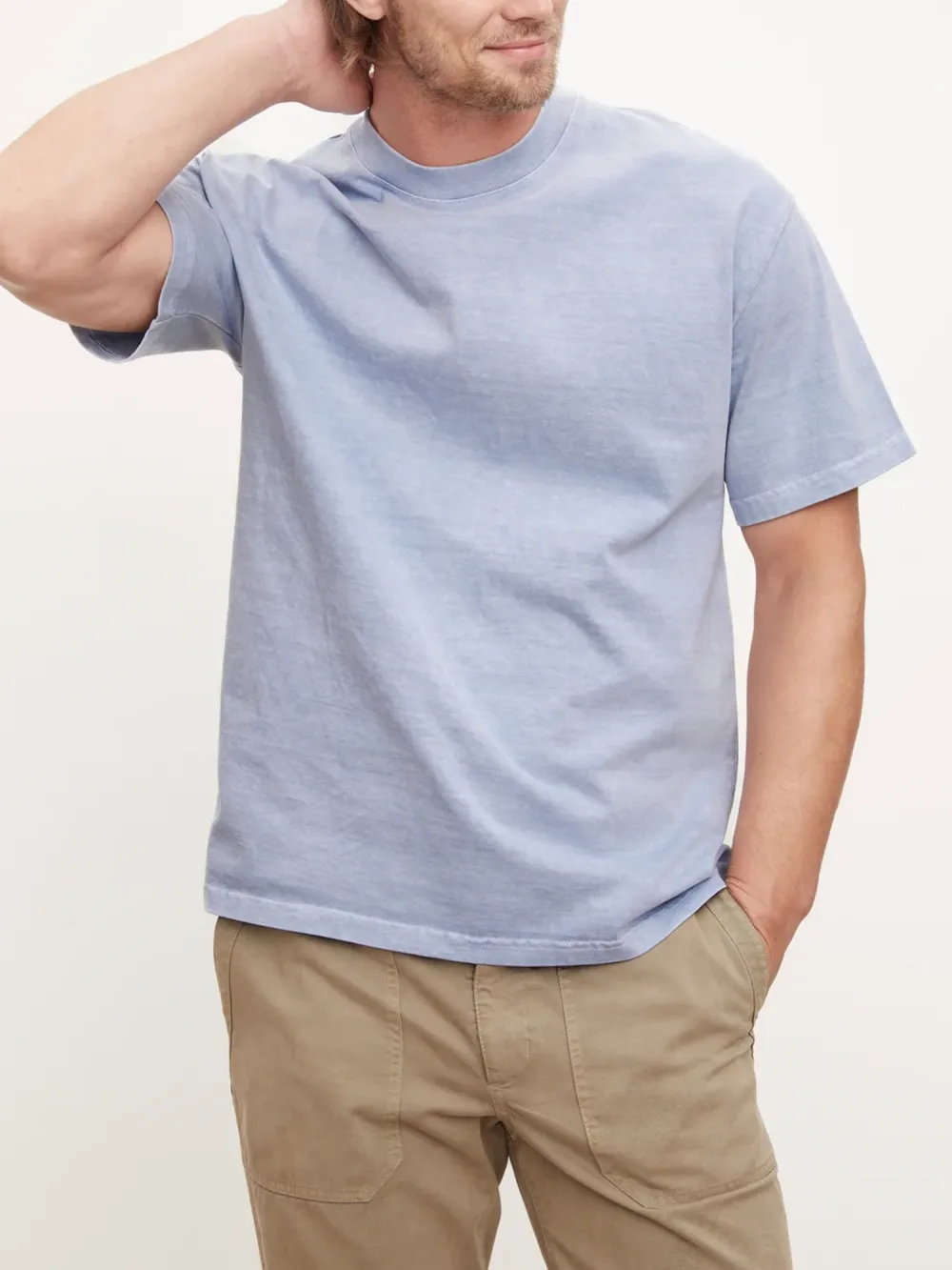 Men's Drop Shoulders Cotton T-Shirt