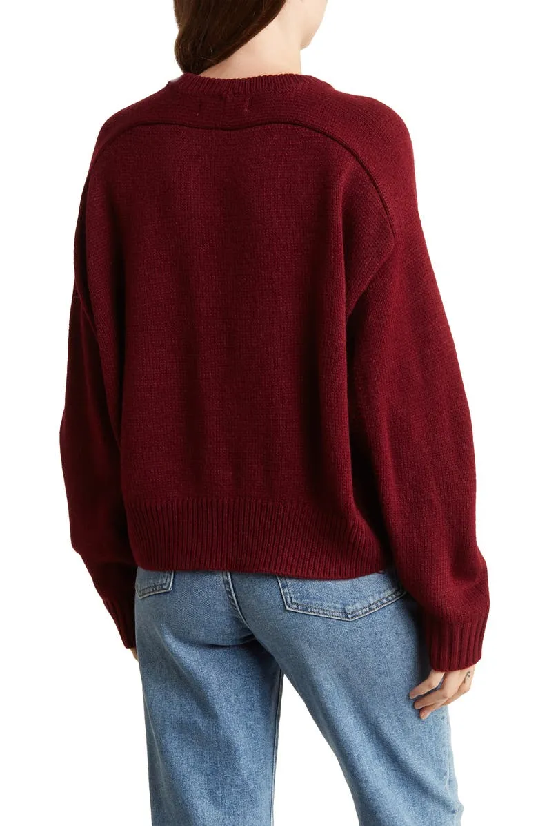 Crewneck Crop Sweater