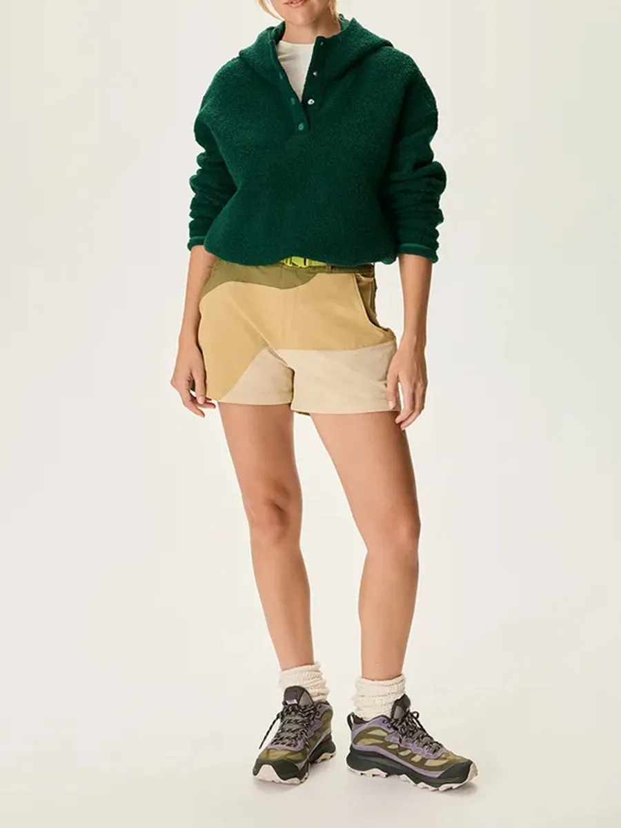 Fleece Cropped Pullover