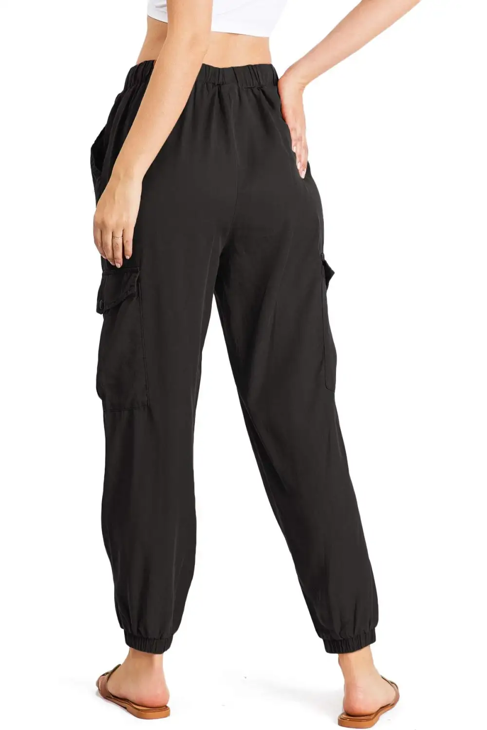 Drawstring Cargo Joggers