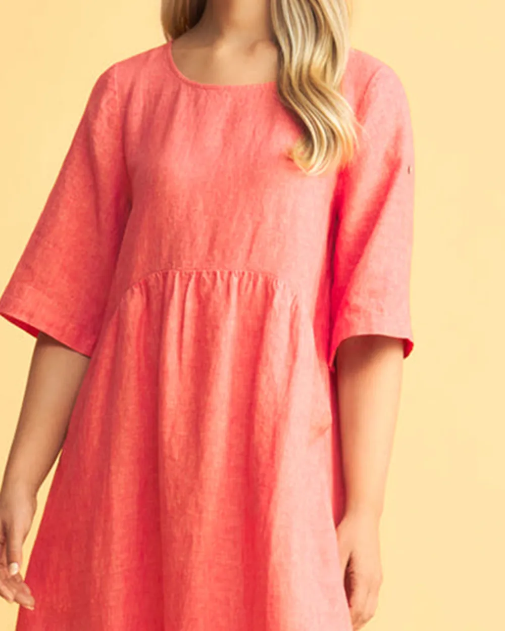Linen Shift Dress