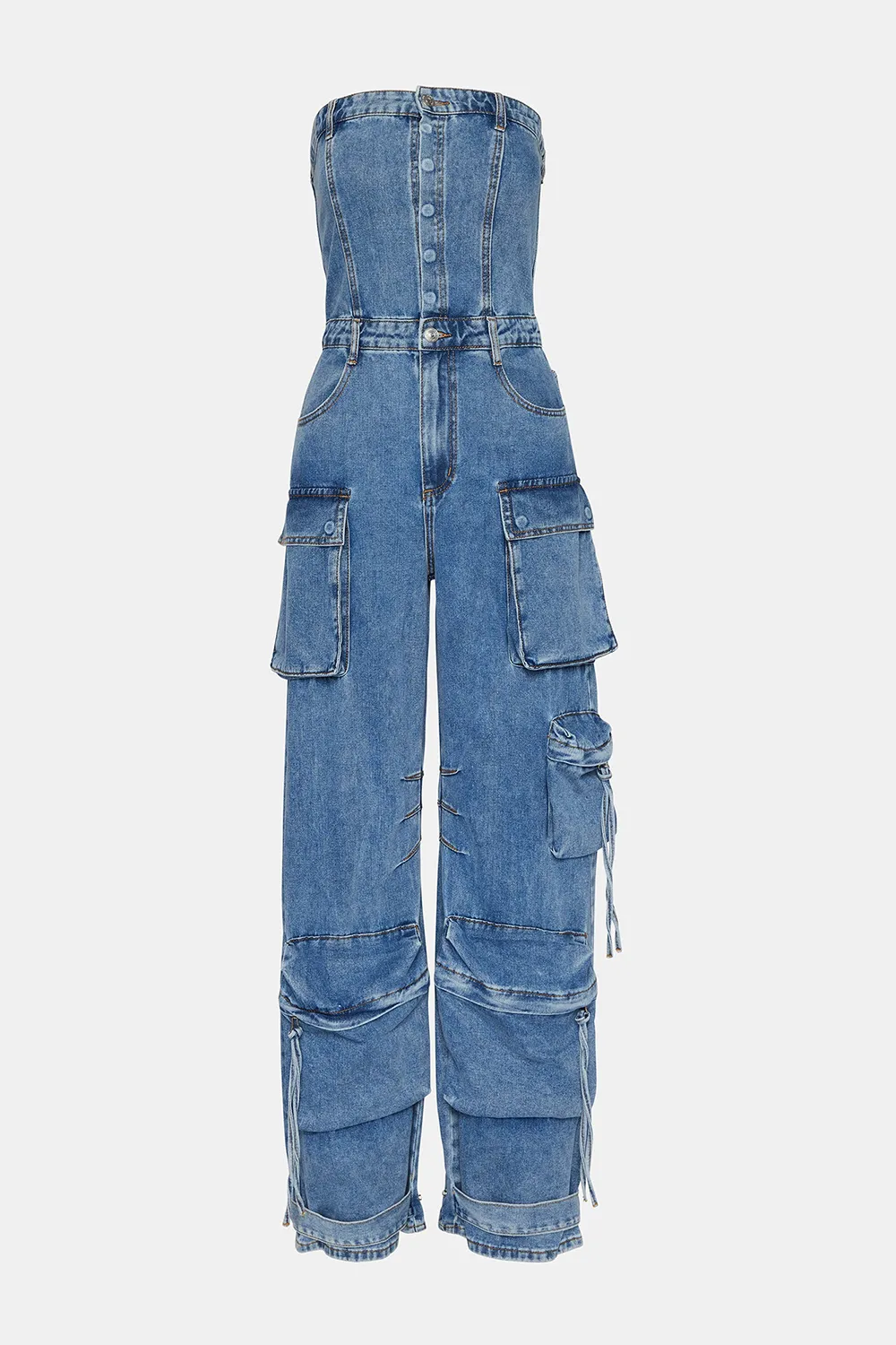 DUO DENIM JUMPSUIT