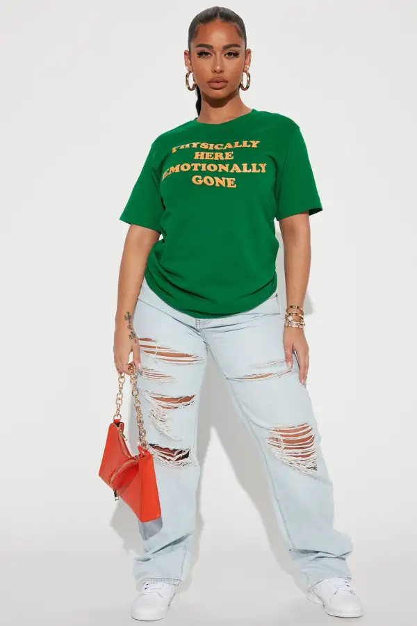 Emotionally Gone Tee - Green