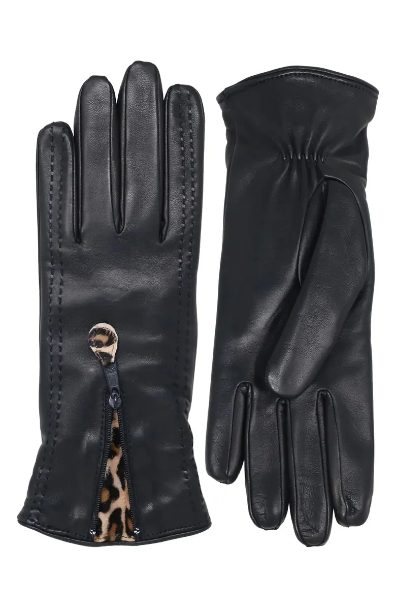 Cashmere Lined Leather Gloves