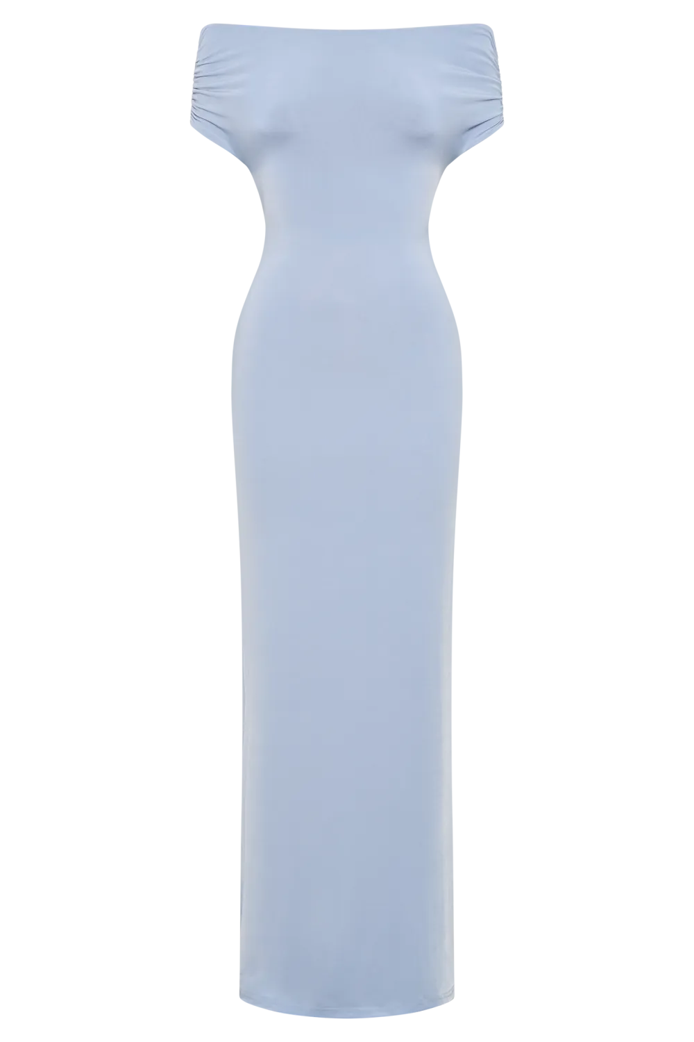 Casual Off Shoulder Slinky Maxi Dress