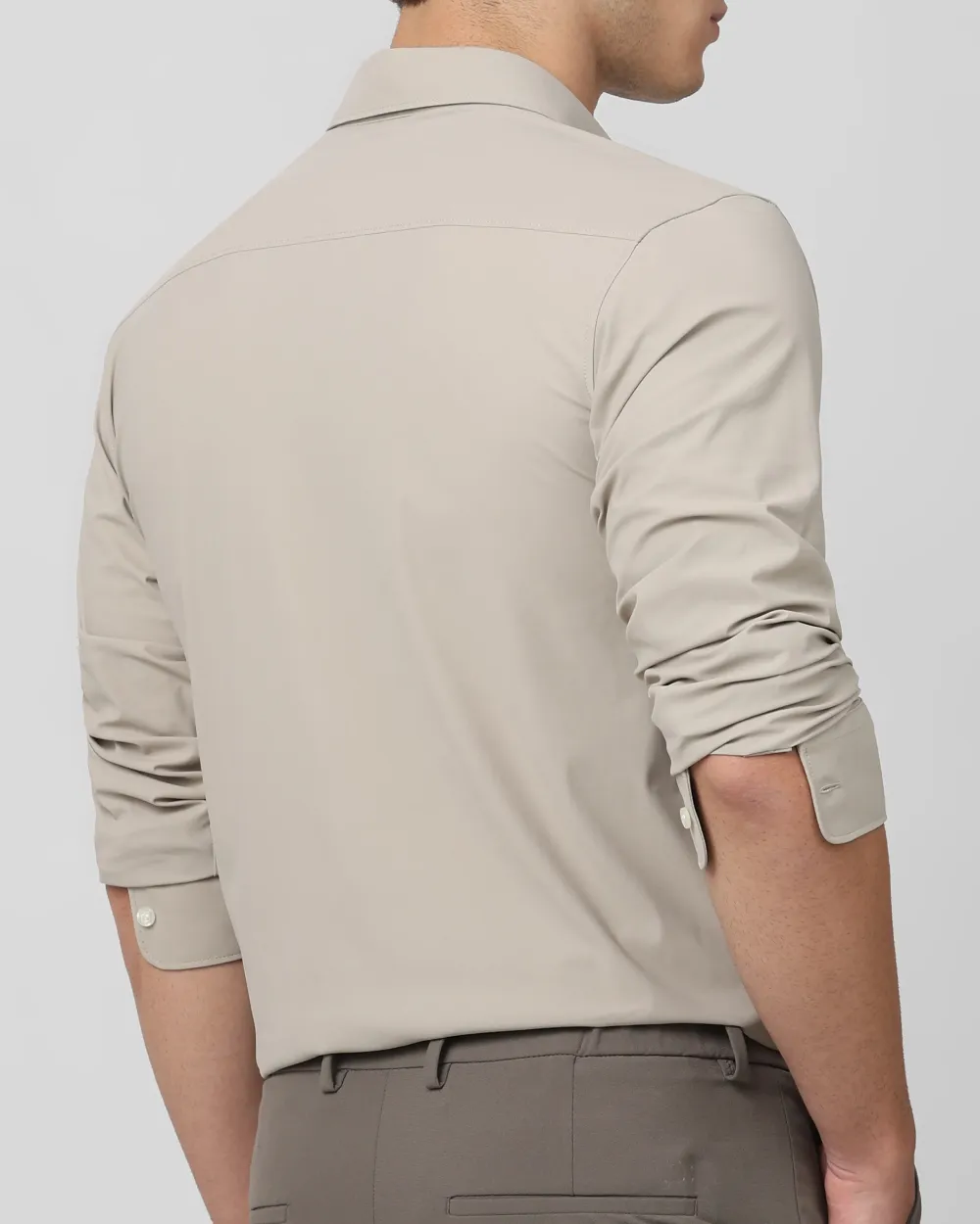 Leisure Soft And Comfortable Slim-Fit Stone Shirt