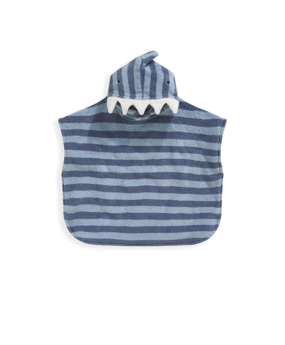 3D Shark Hood Poncho