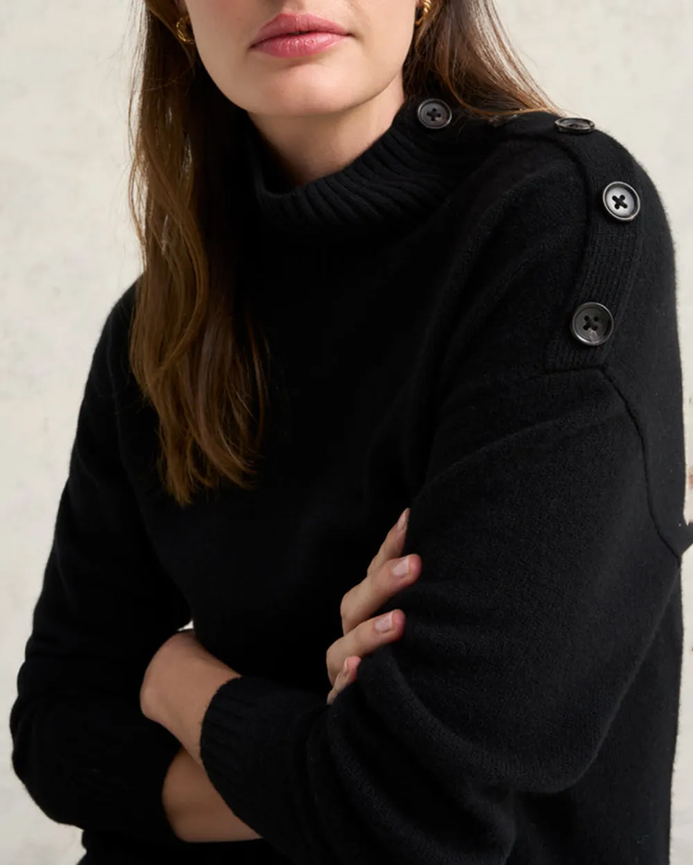 Button Detail Jumper Dress