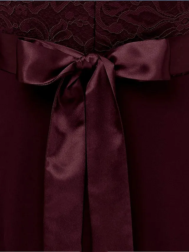 Women‘s Party Dress Lace Dress Knee Length Dress Pink Red Wine Dark Blue Red White Black Sleeveless Pure Color Lace Spring Summer Crew Neck Elegant 2022 XS S M L XL XXL XXXL