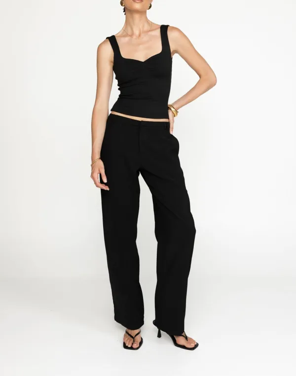 Elegant Solid Color Heart-Shaped Women's Vest