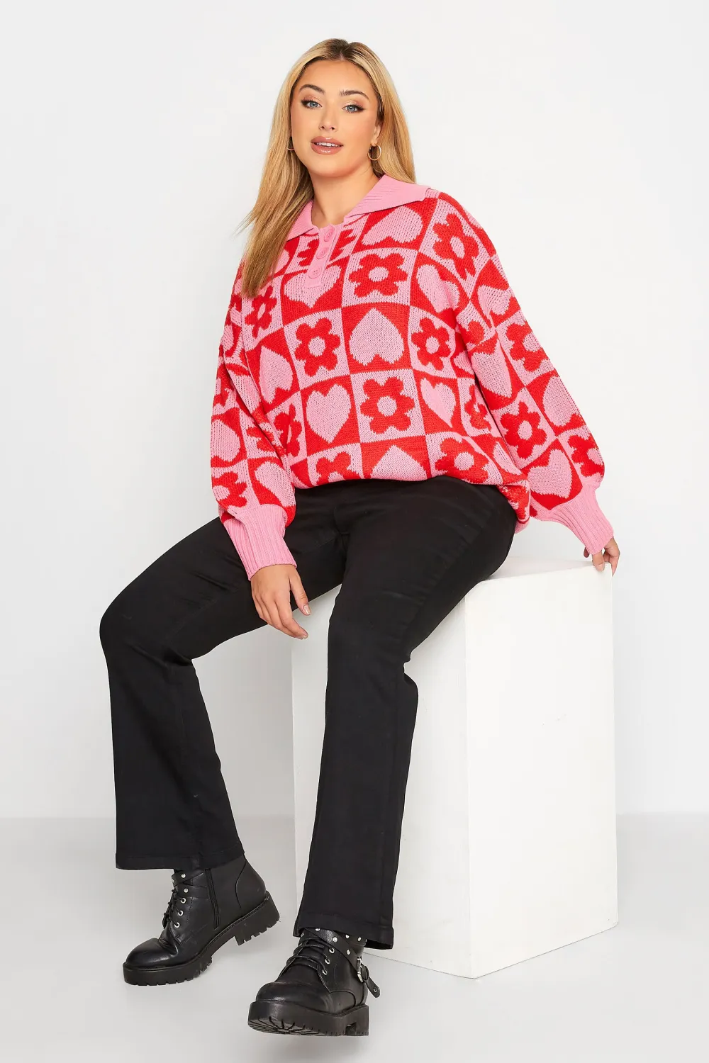 YOURS Curve Black Stretch Pull-On HANNAH Bootcut Jeggings