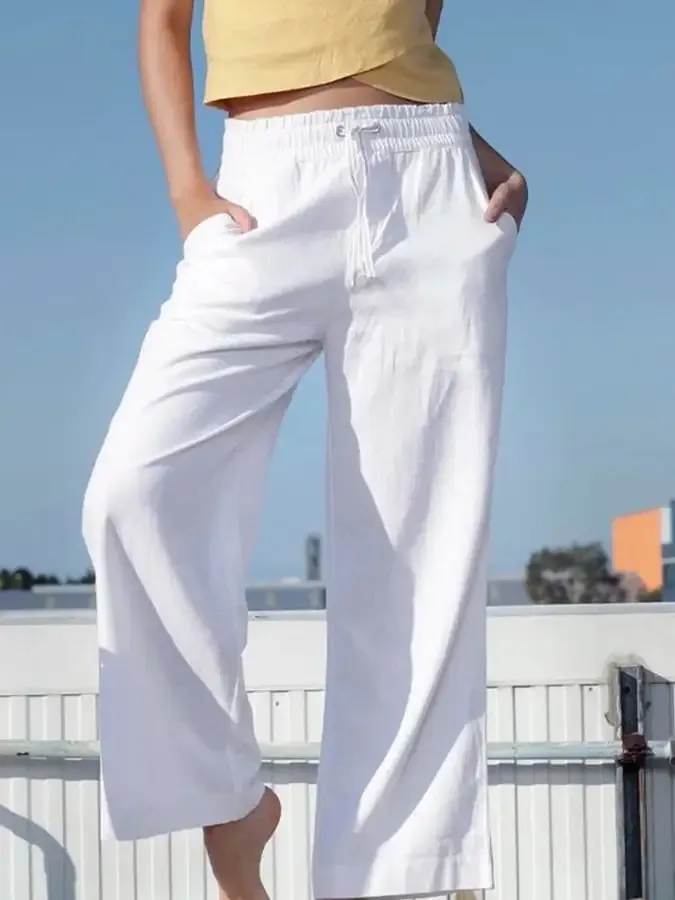 Women's Pure Color Casual Pants