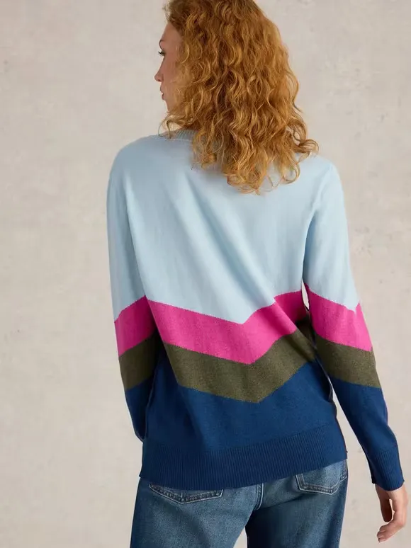 Long Sleeve V-Neck Jumper