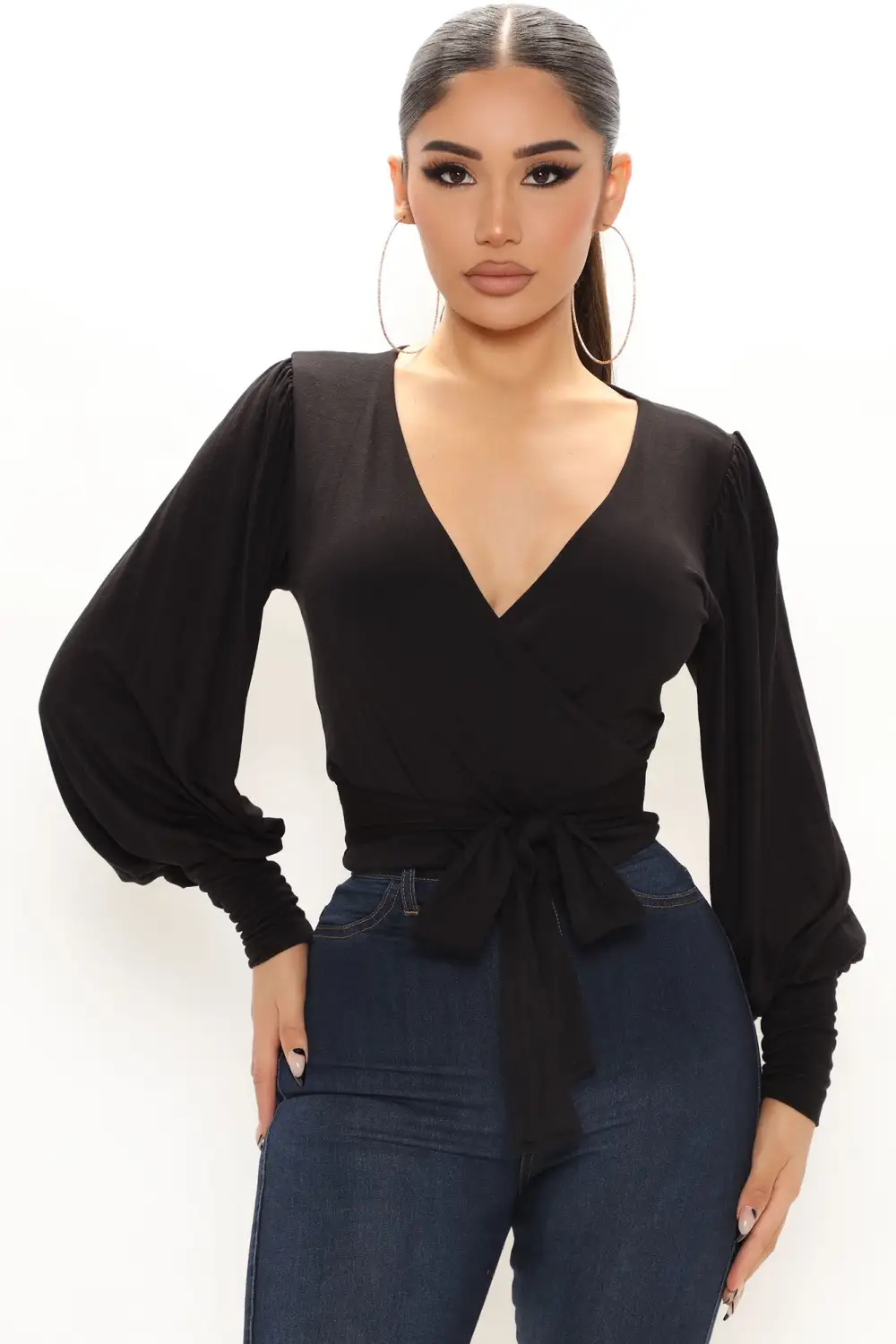 The Drape Is Over Top - Black