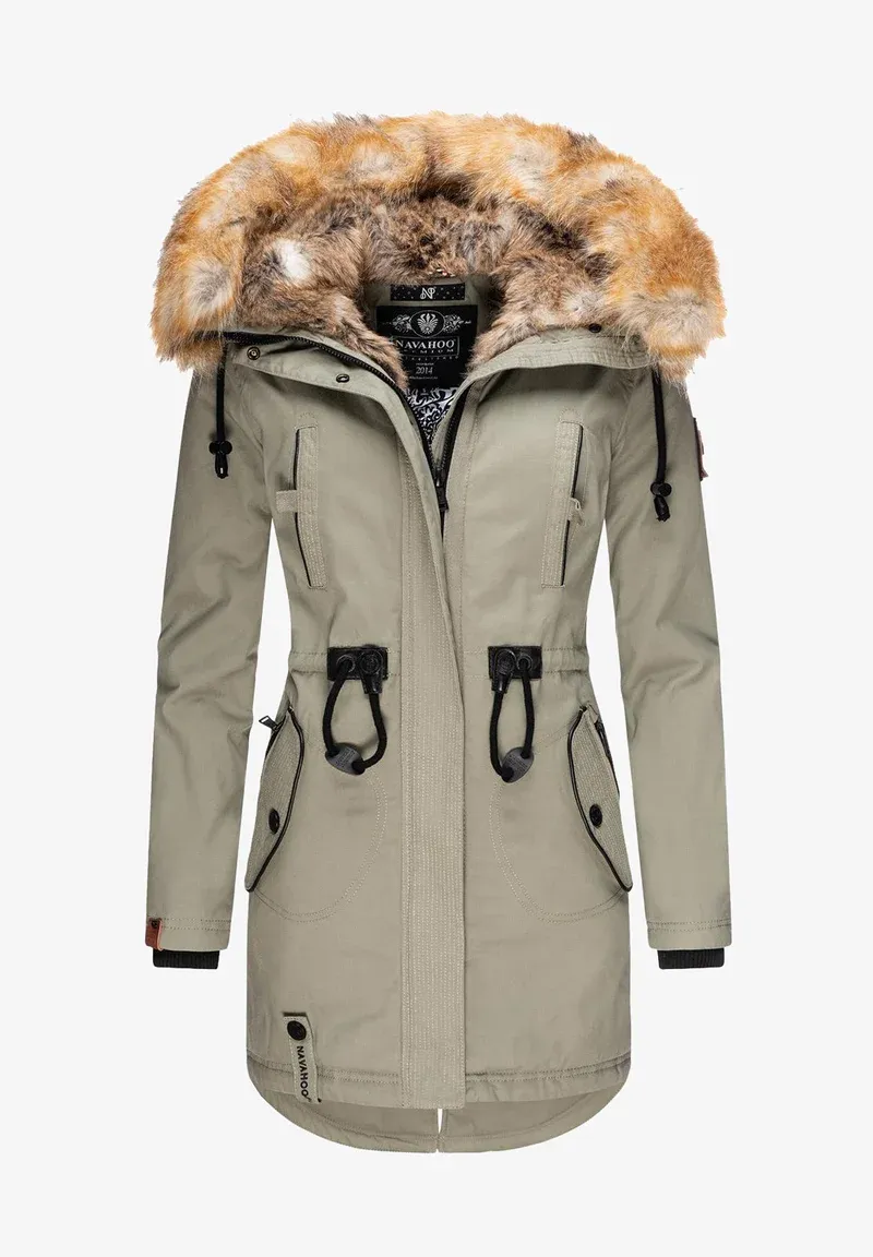 ladies parka coat Pink