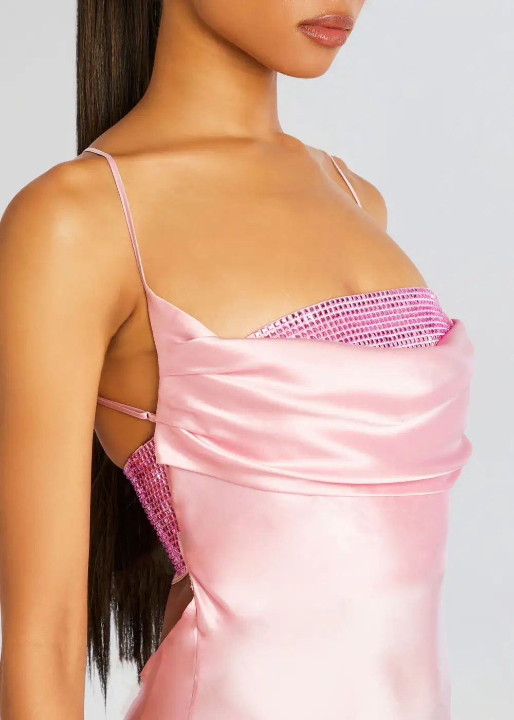 Embellished Silk Dress