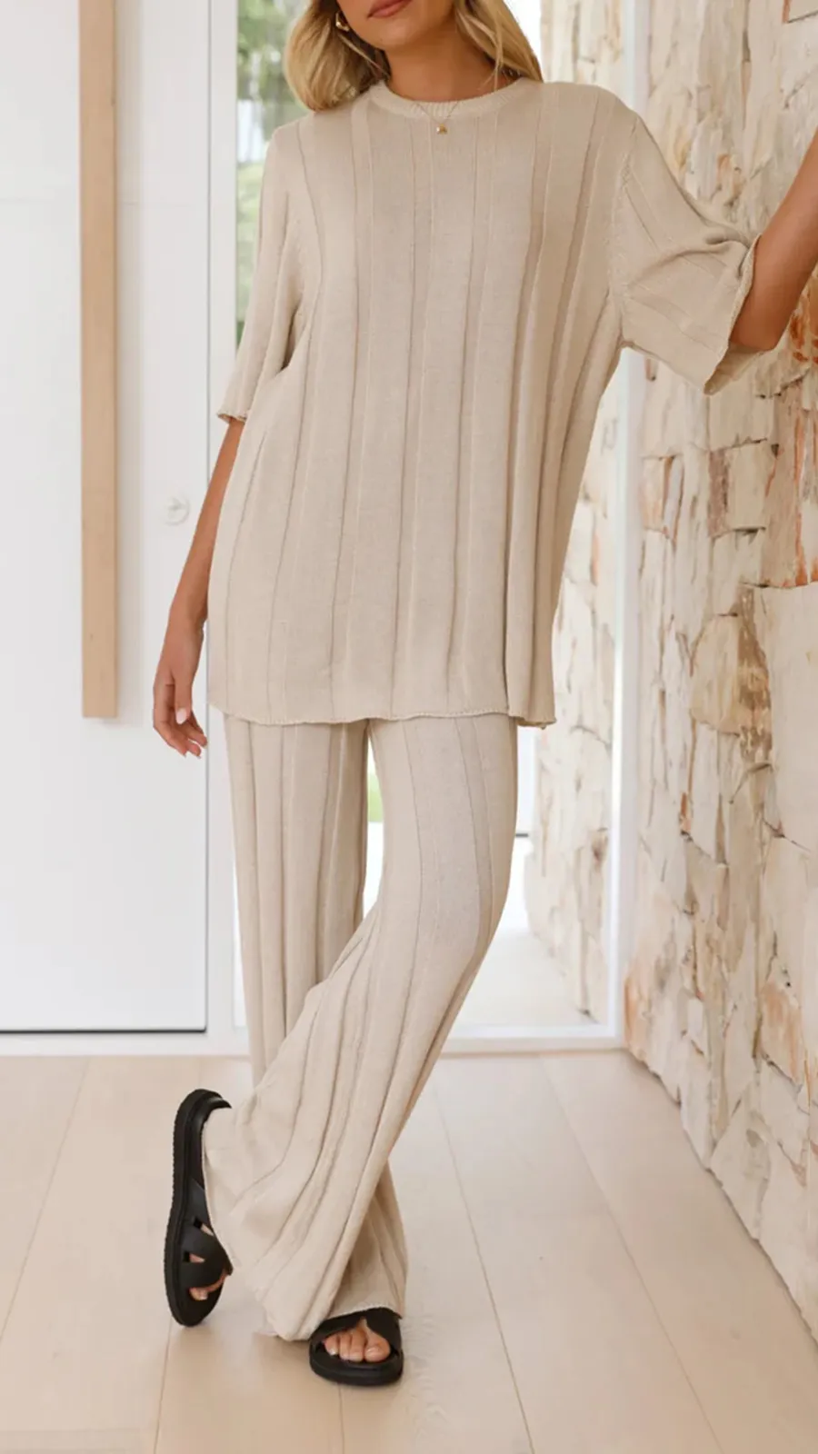 Knitted Heavy Drape Top