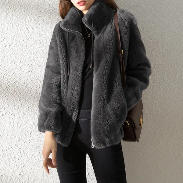 Thick Double-sided Fleece Coat
