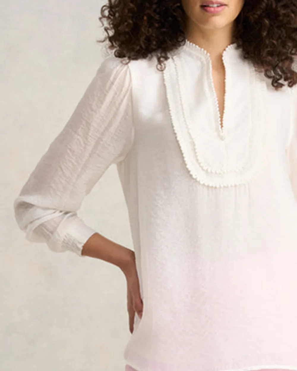 Loop Detail Blouse