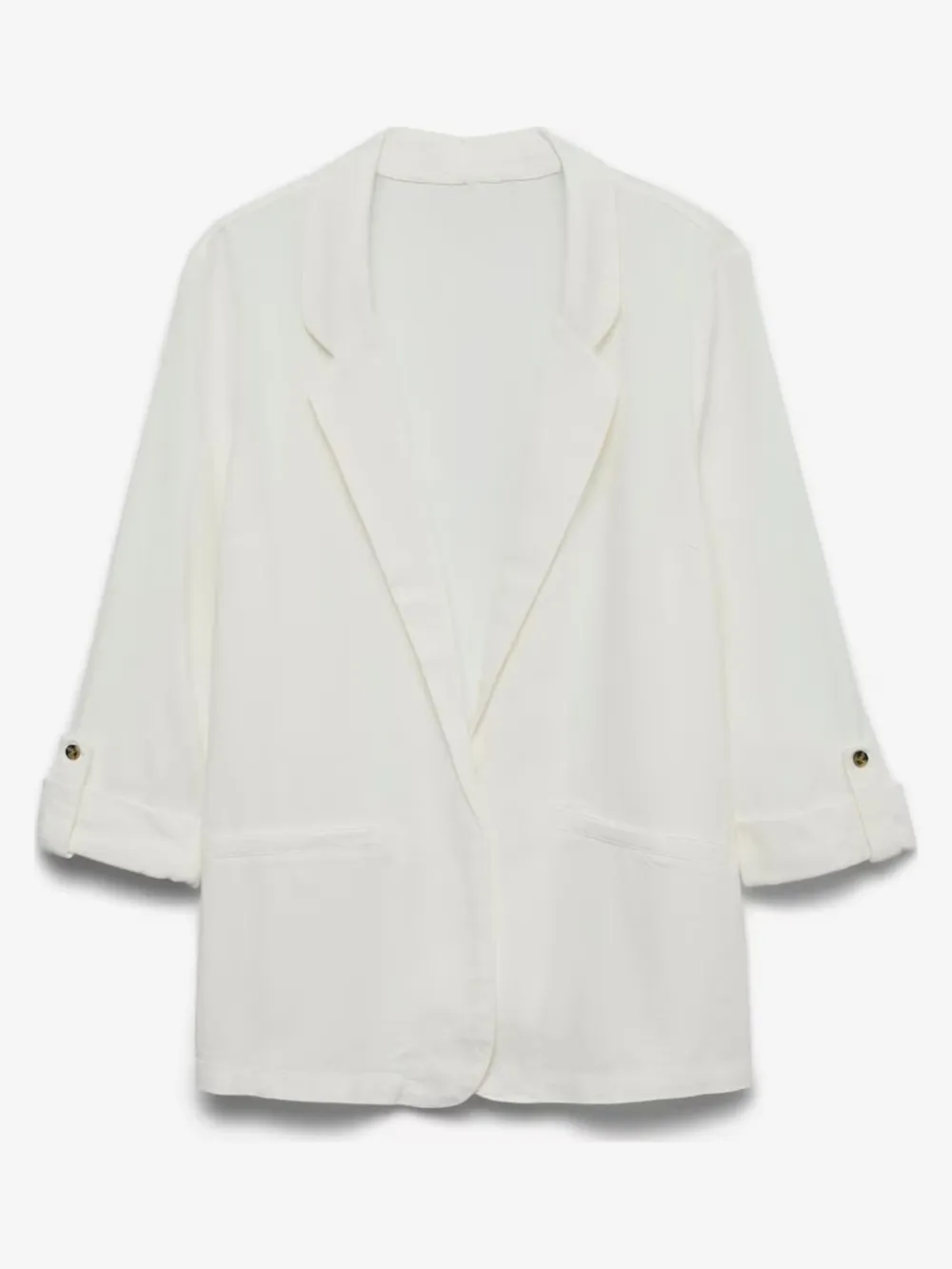 Plain Colored Soft Feel Blazer