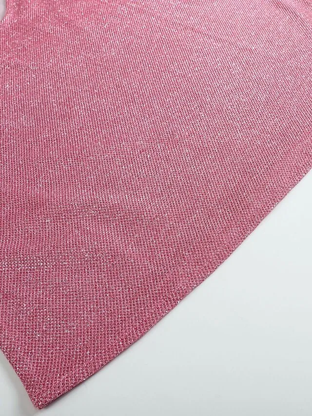 Women's Tank Top Camisole Going Out Tops Summer Tops Silver Pink Golden Sequins Sleeveless Casual Club Basic Sexy Beach V Neck Regular S