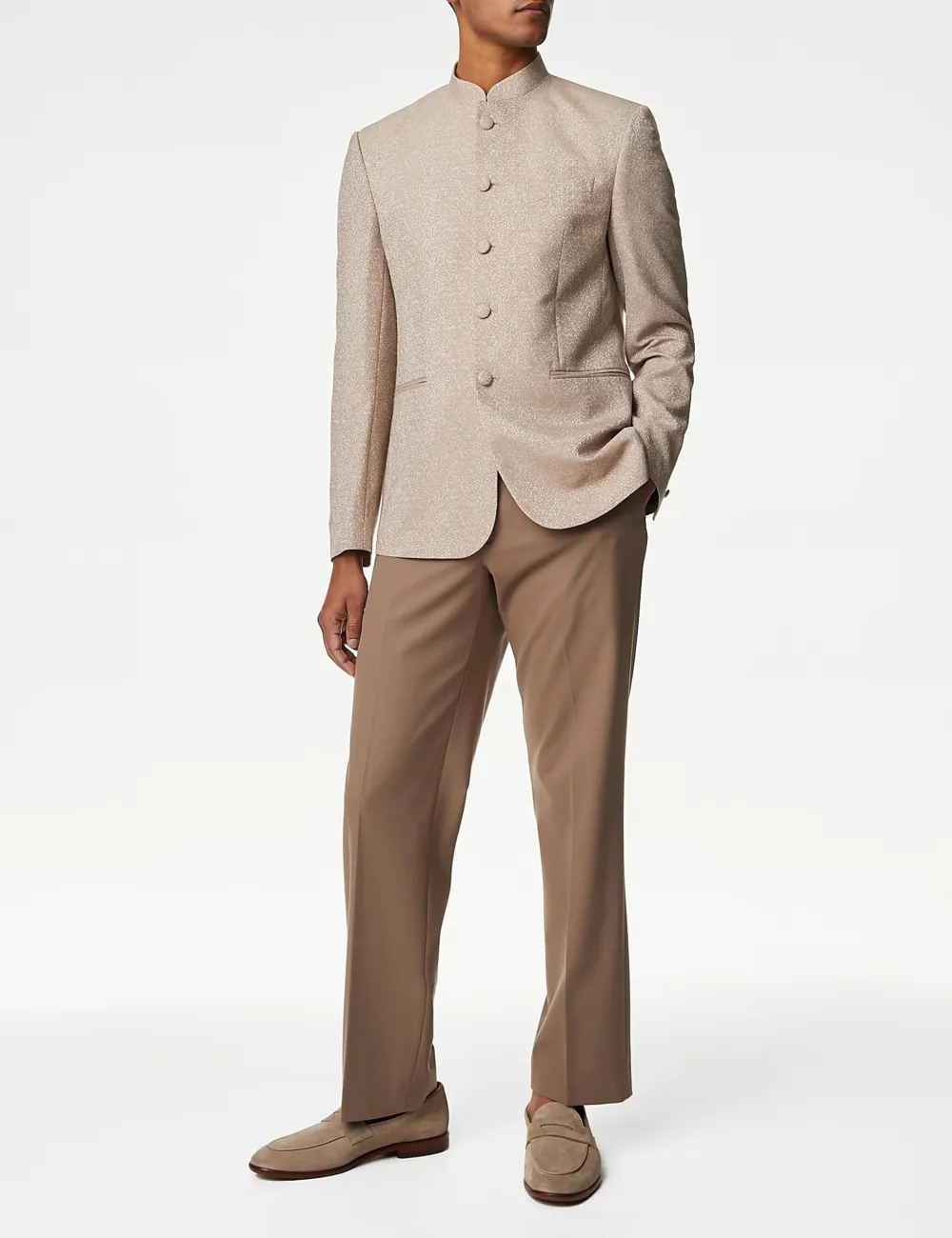 Light Textured Jacquard Jacket