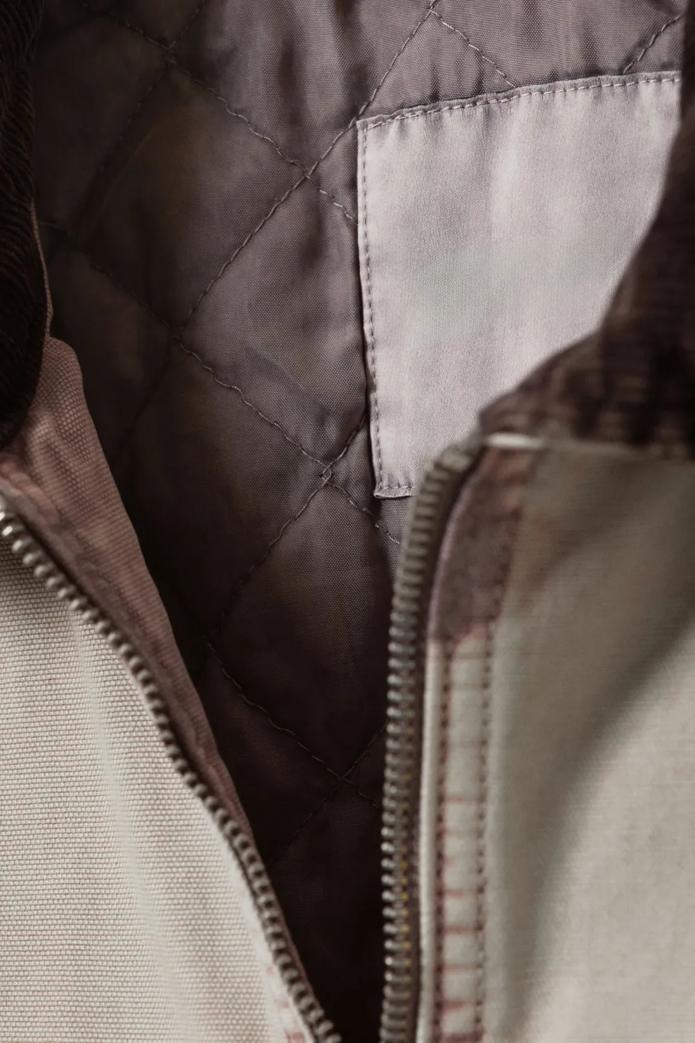 Zip Up Drop Shoulder Jacket