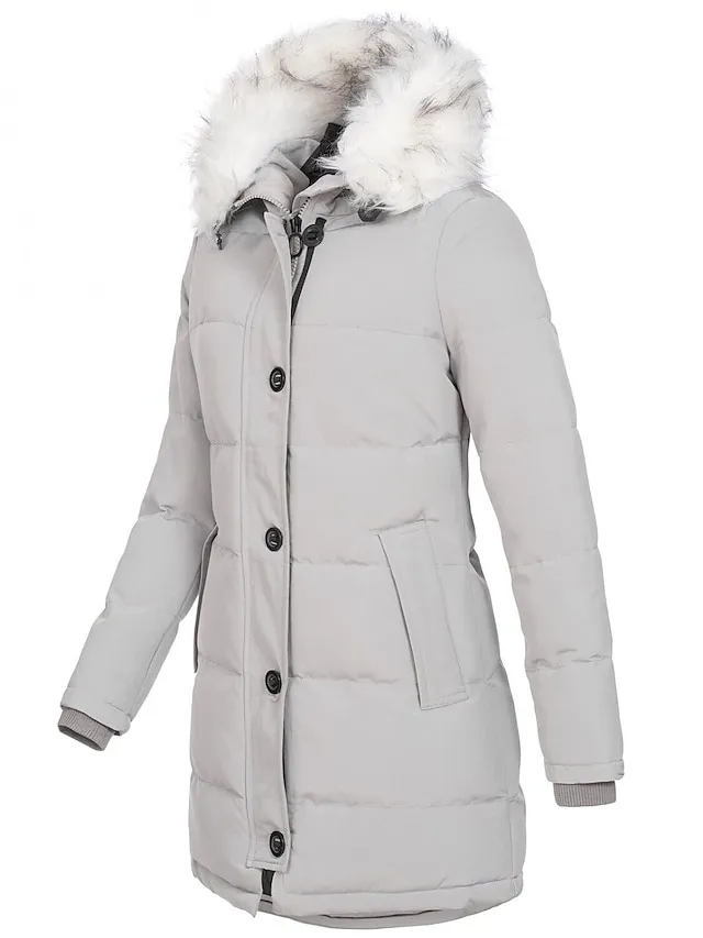 Women's Puffer Winter Coat Hoodie Jacket Outdoor Daily WorkWear