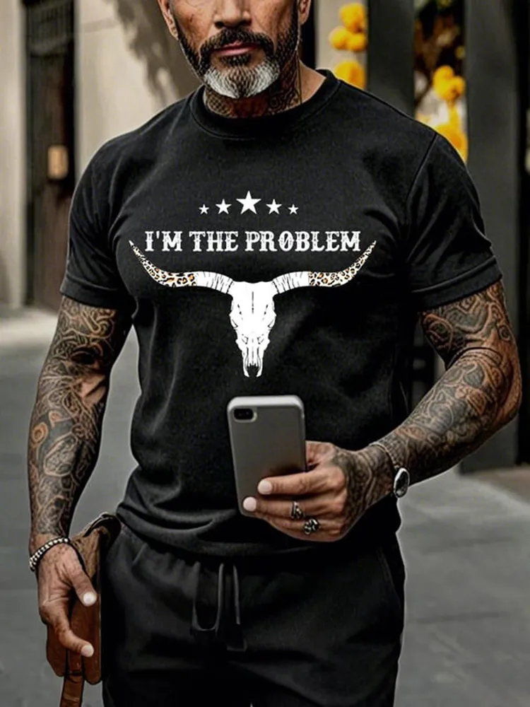 Men'S Shirt I'M The Problem T-Shirt