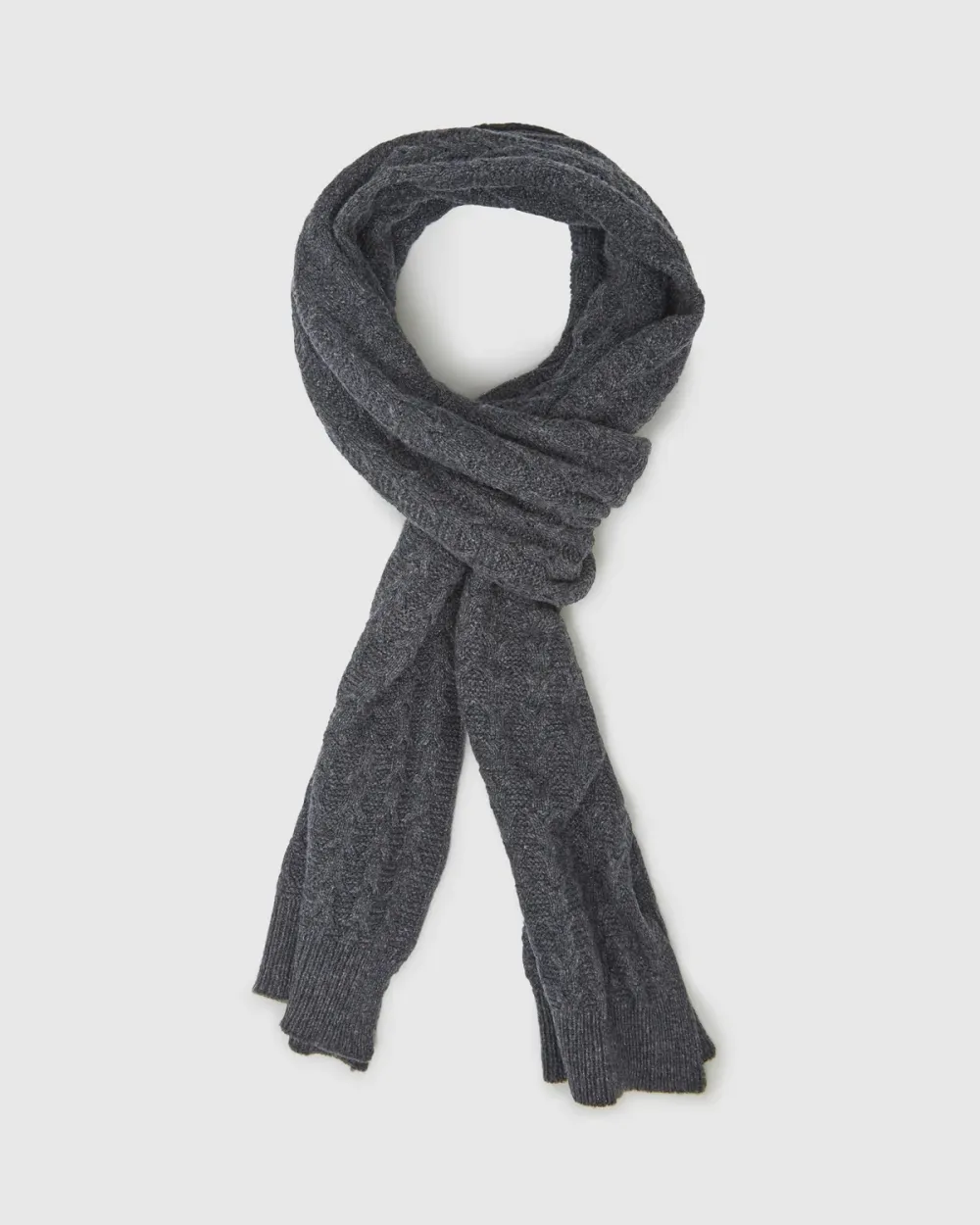 Cable Knit Warm Winter Scarf