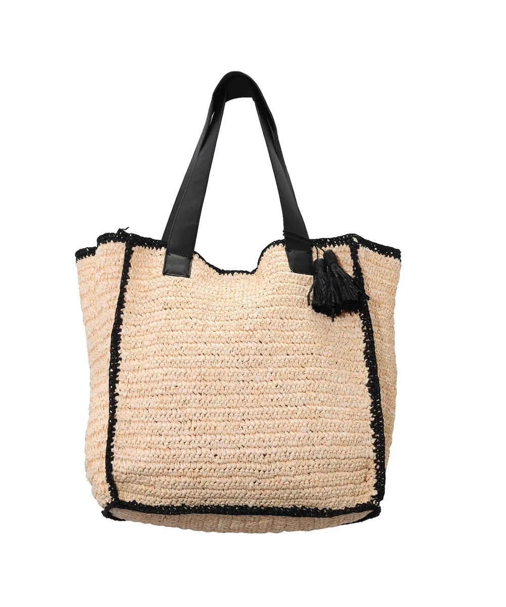 Vacation Essential Natural Beach Bag