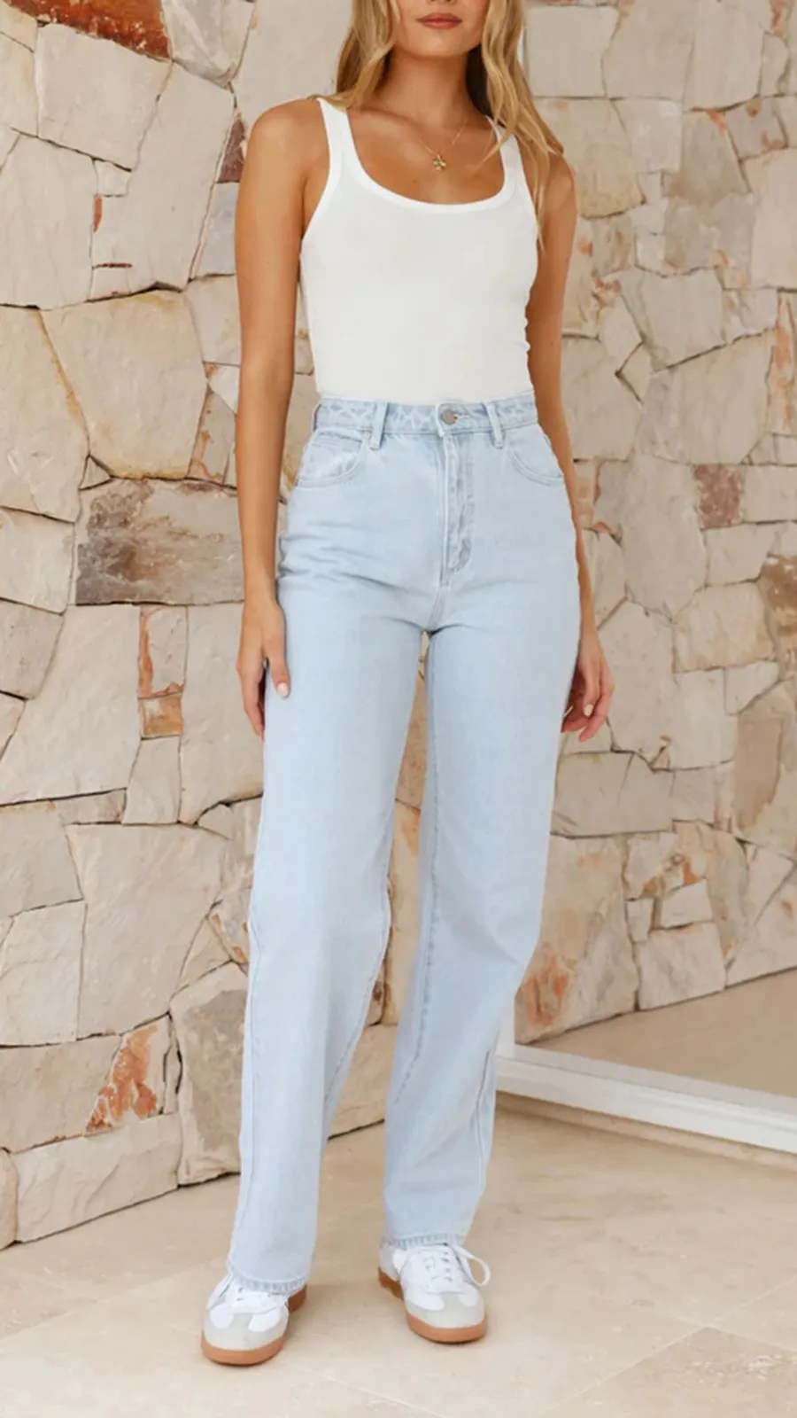 High Baggy Fit Jeans