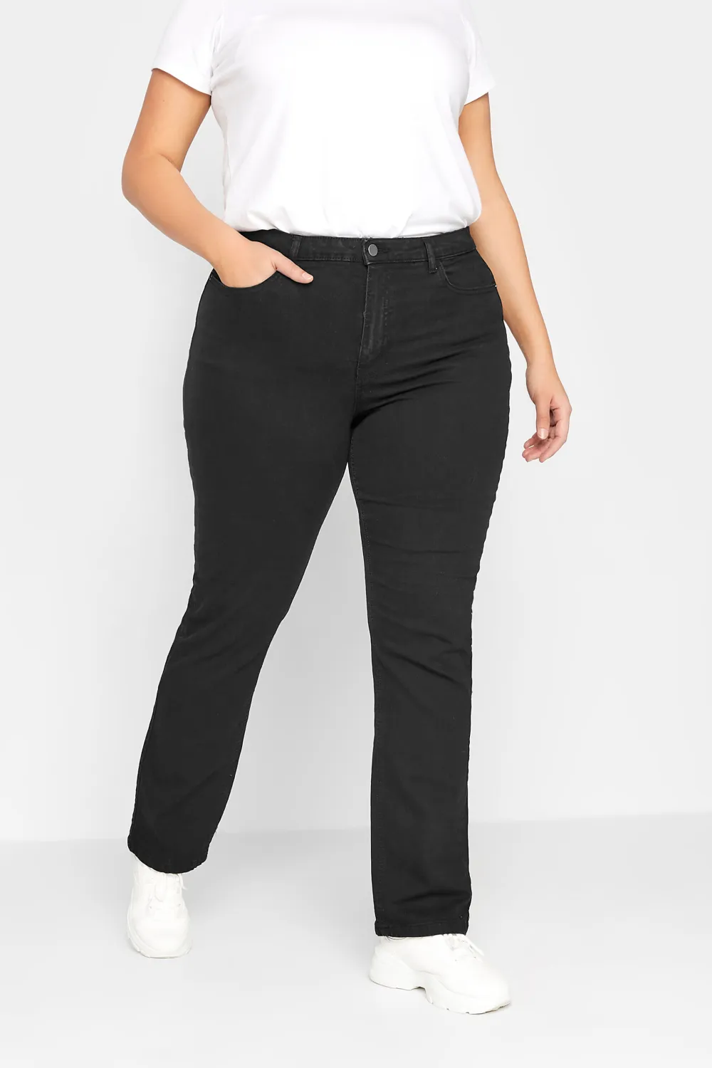 LTS Tall Black MIA Stretch Slim Leg Jeans