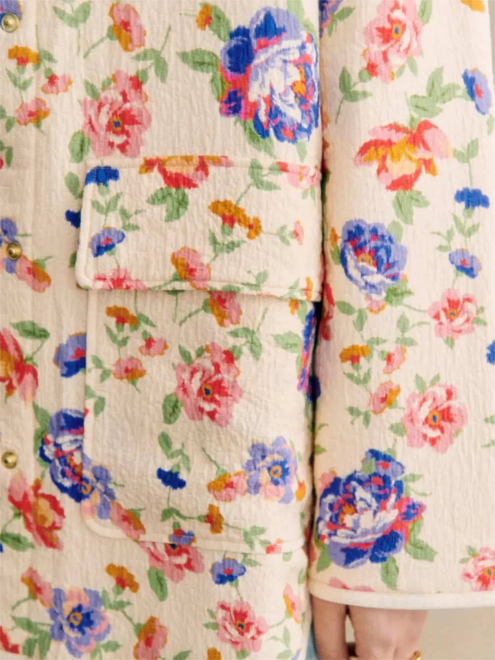 Floral Print Lightweight Jacket