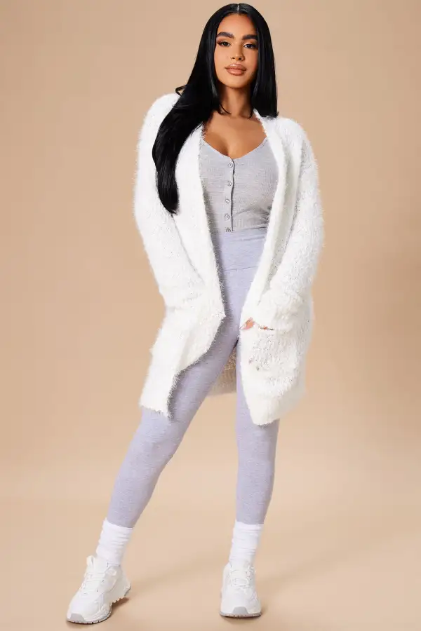 Never A Dull Moment Cardigan - White