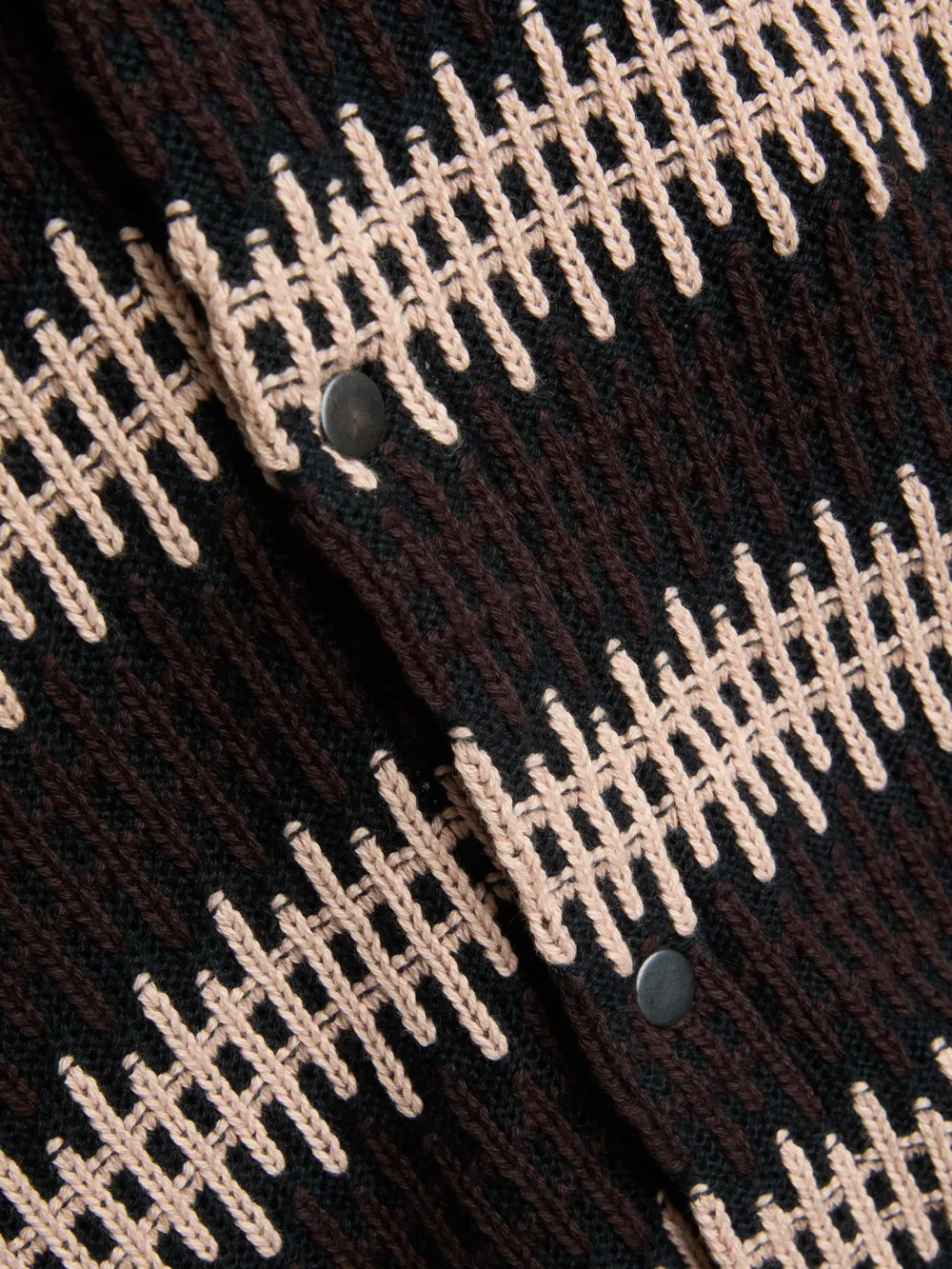 Navy Long Sleeve Striped Knitted Jacket