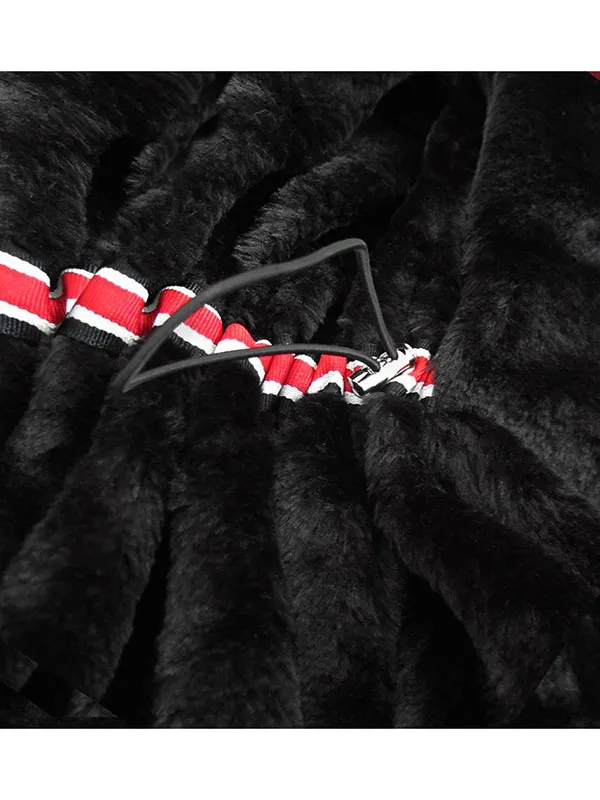 Waterproof ladies winter jacket red