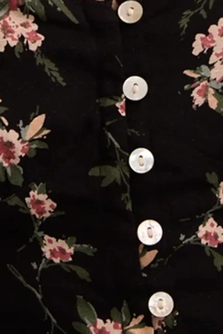 Lace trimmed Short Sleeve Midi Dress