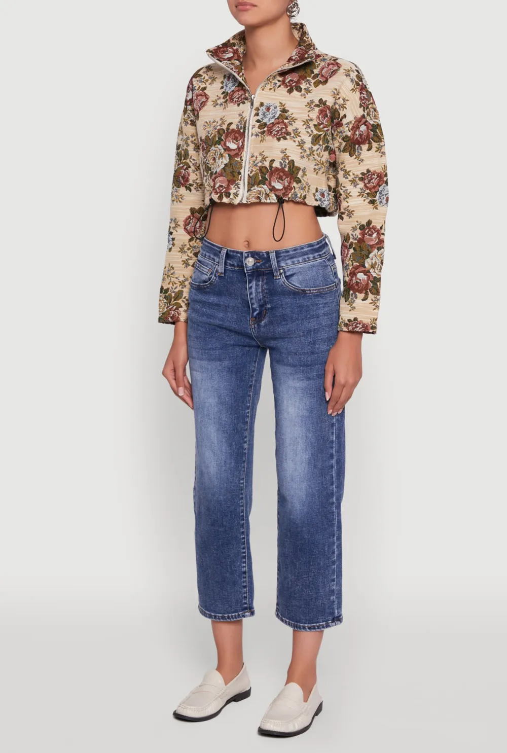 Drawstring Hem Jacket