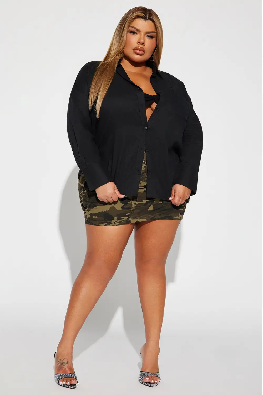 Always Simplistic Linen Shirt - Black