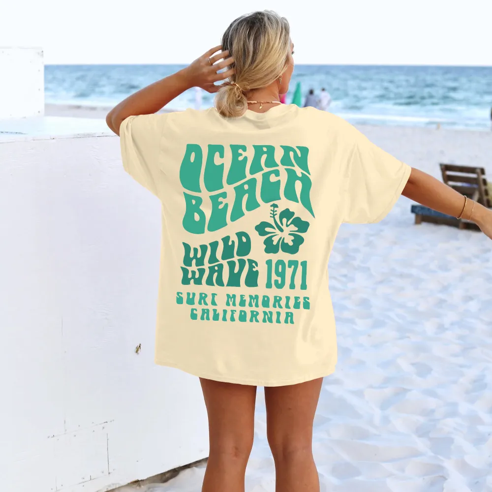Ocean Beach Matching Short Sleeve Tees