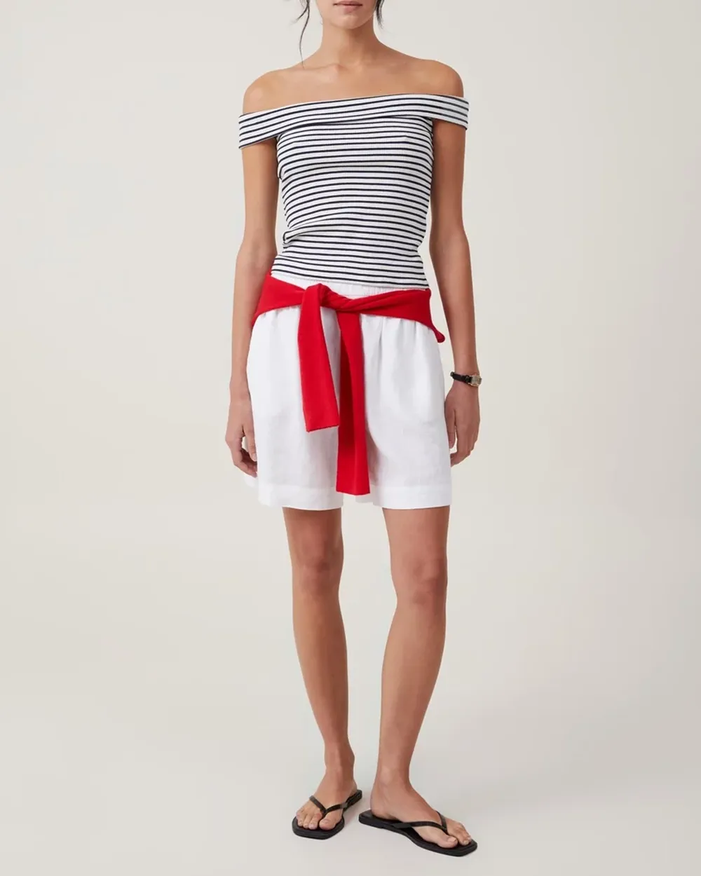 Black Longline Shorts