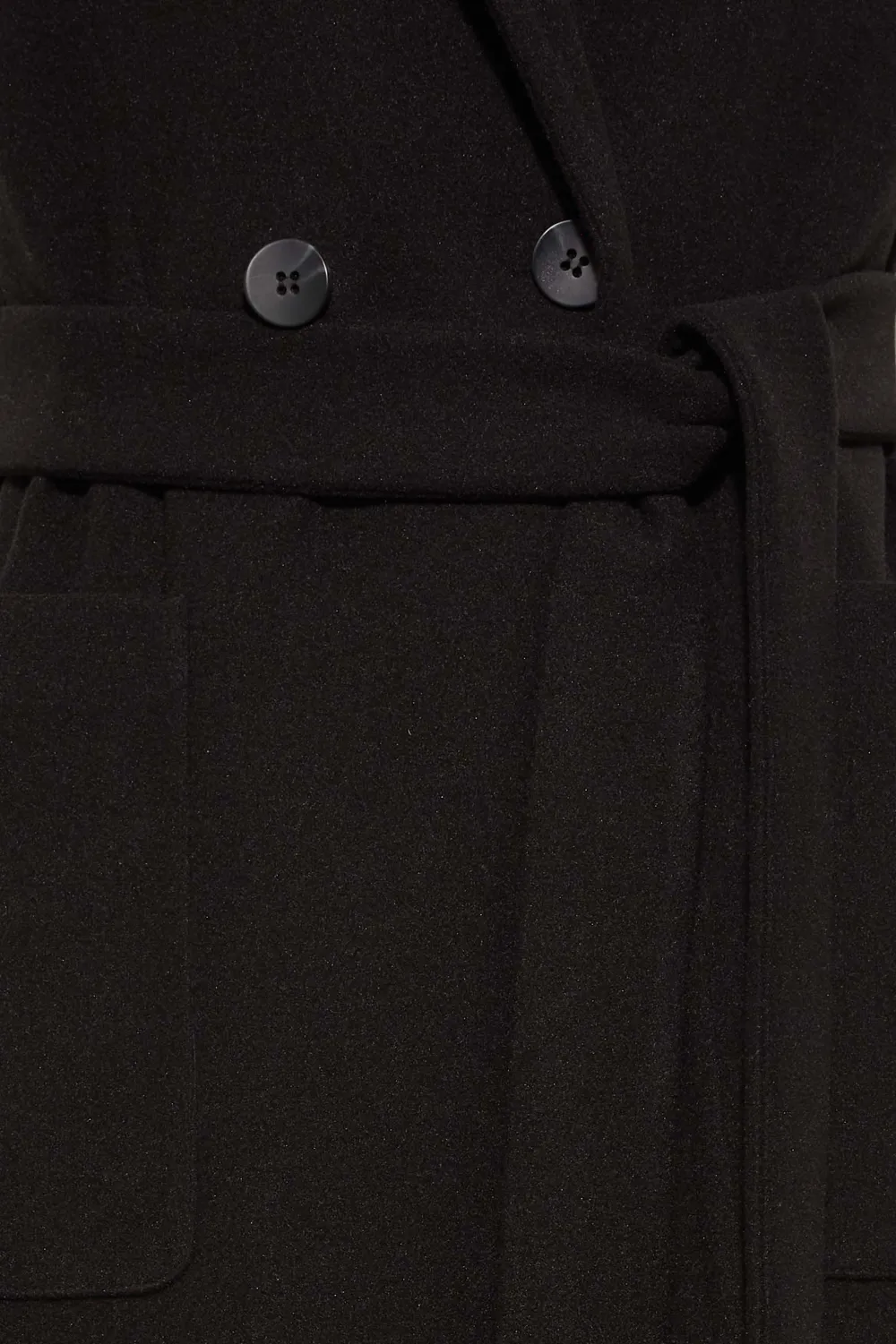 LTS Tall Natural Brown Sleeveless Double Breasted Jacket