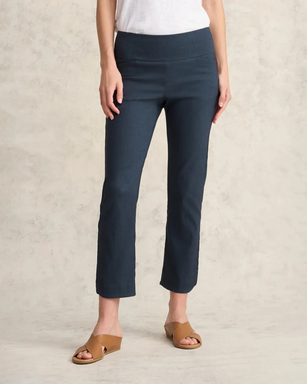 High Waisted Slim Fit Pants