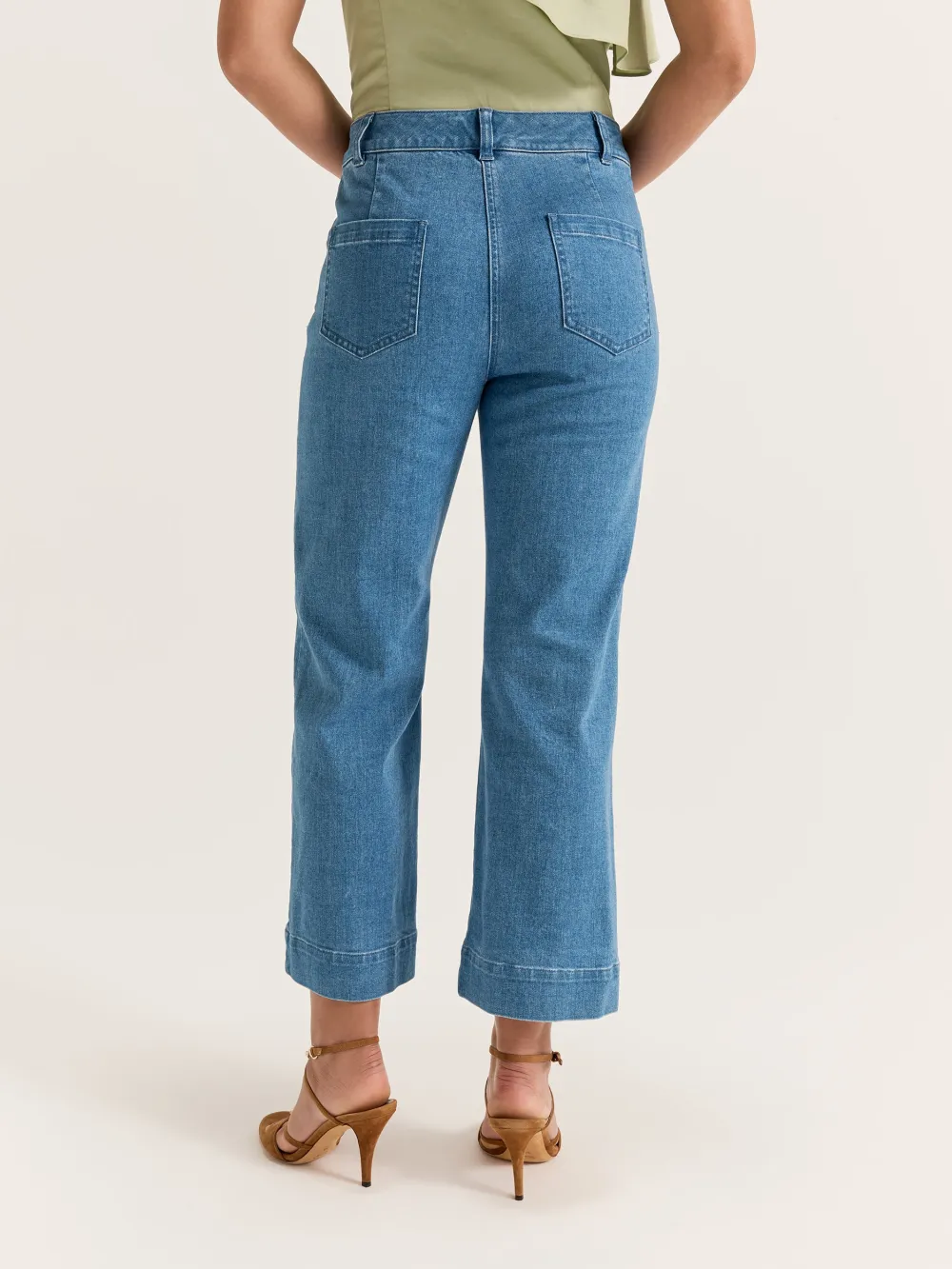 Women's Vintage Straight Cropped Jeans