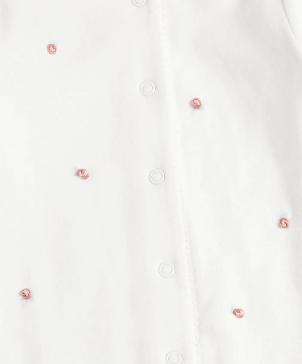 Embroidered Flower All-in-One