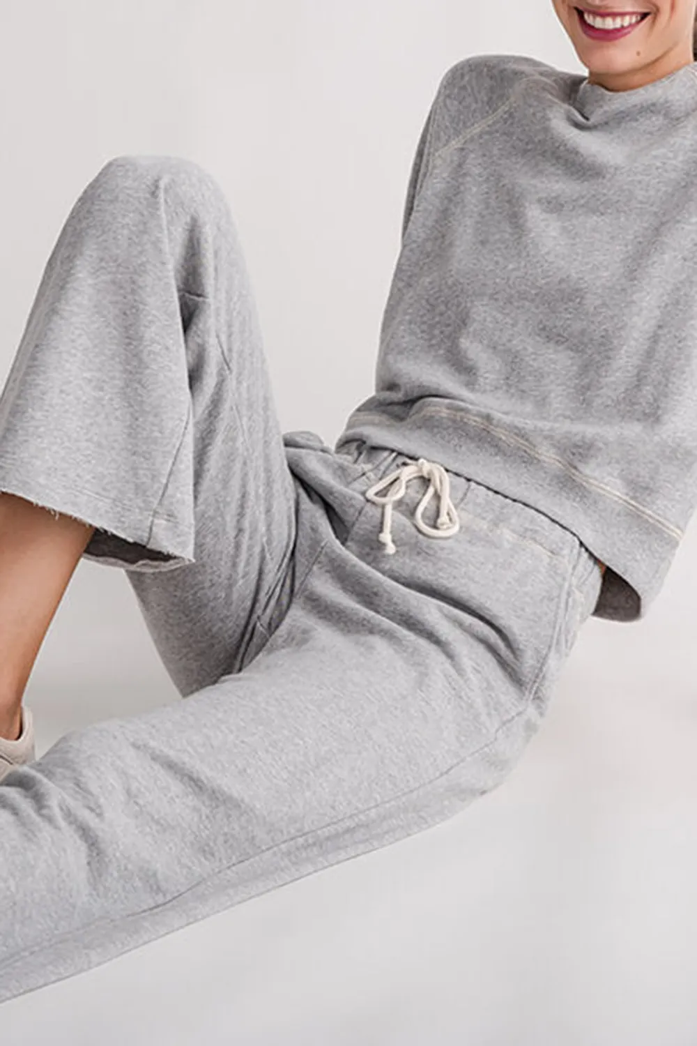 French Terry Sweatpants - Classic Heather Grey