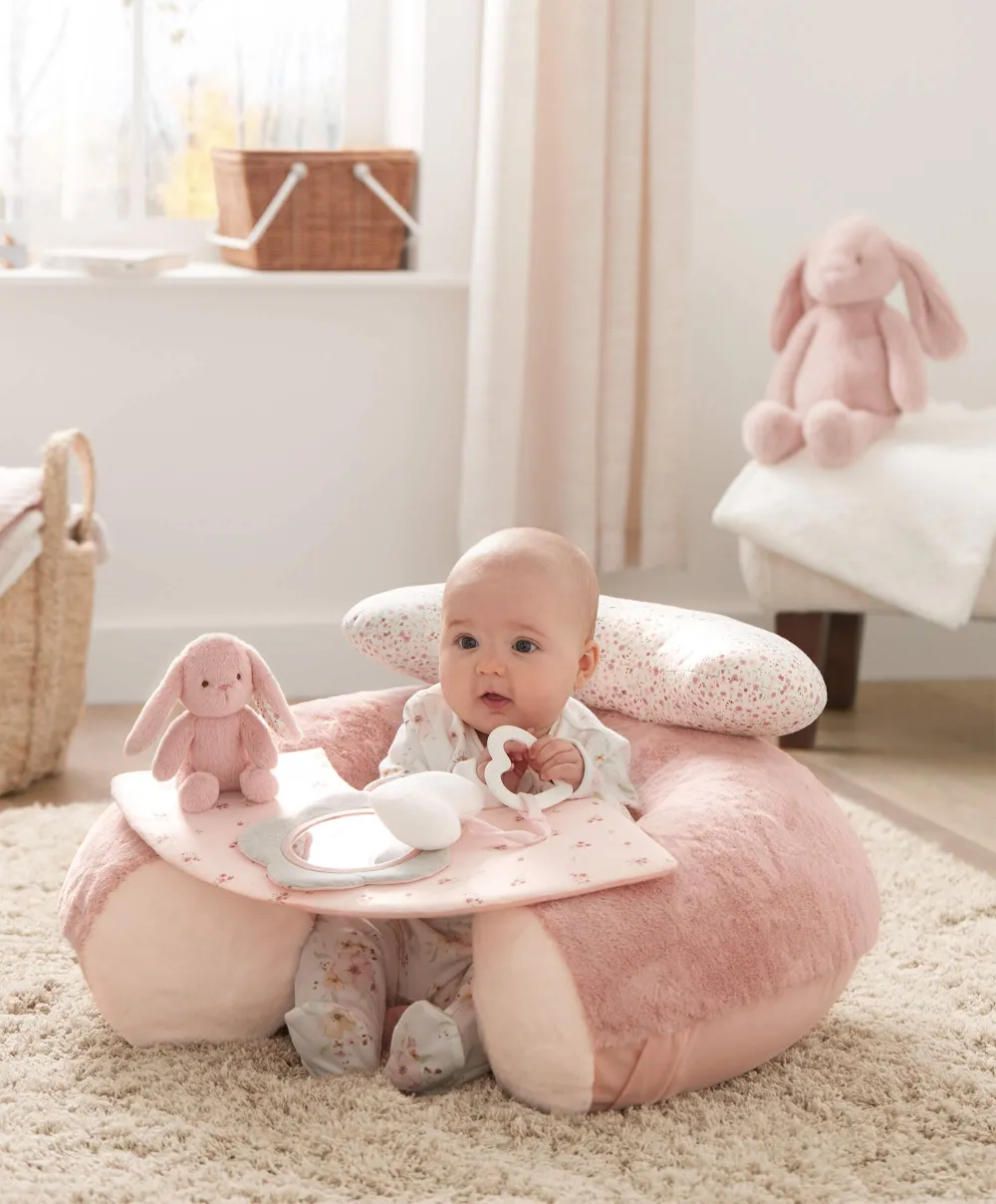 Sit & Play Interactive Floor Seat - Welcome to the World Bunny