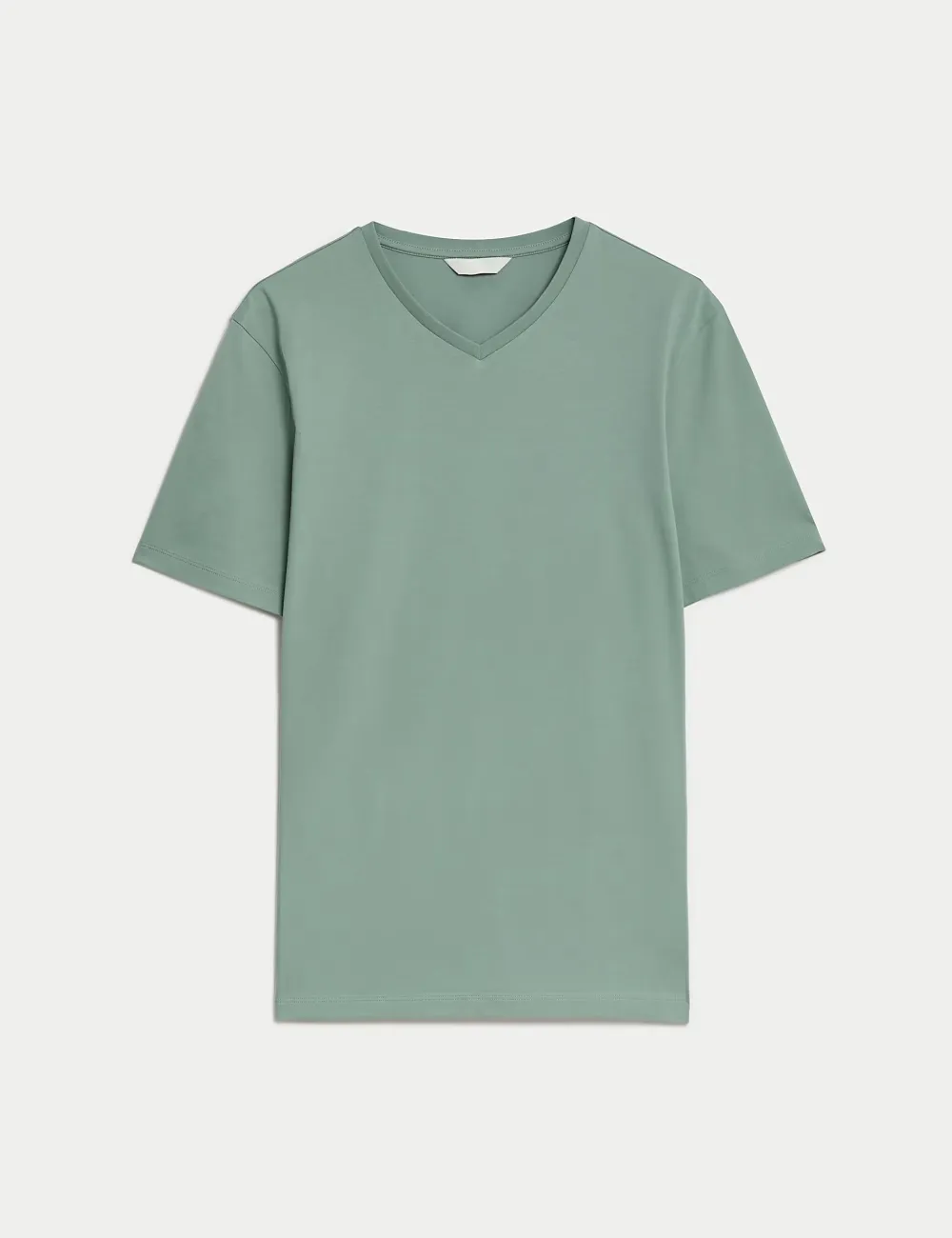Pure Cotton V-Neck T-Shirt