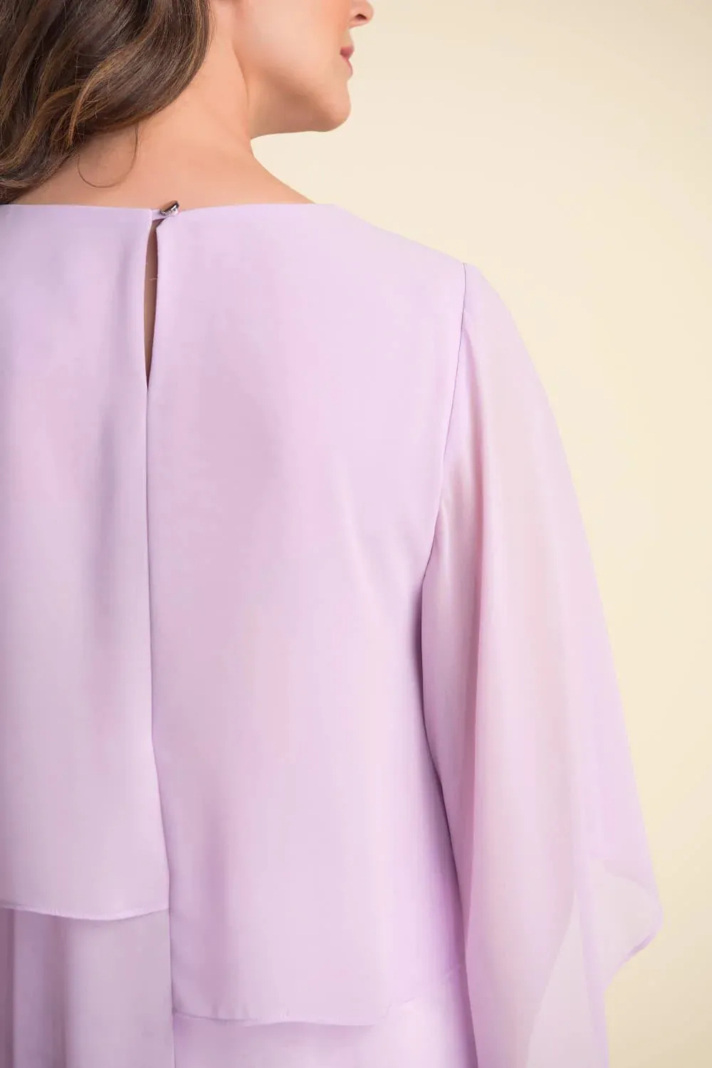 Lavender Asymmetric Layered Tunic